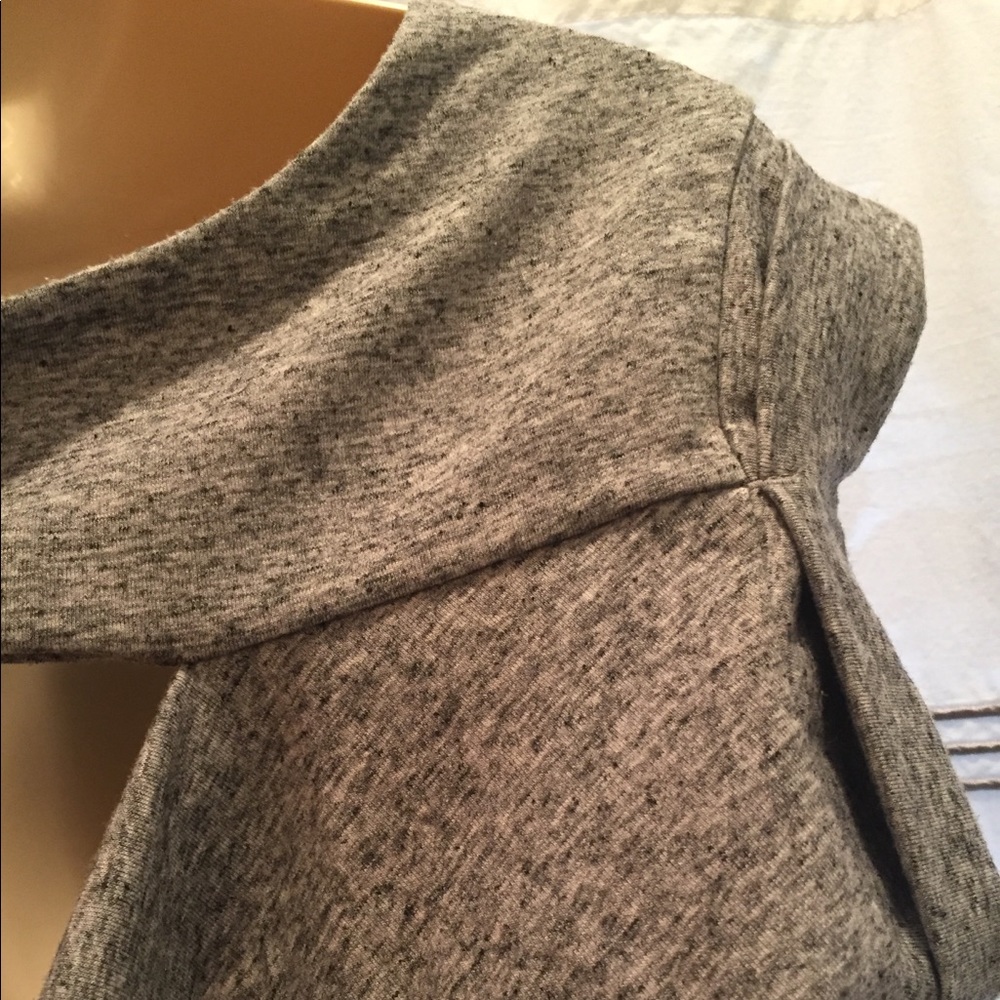 ATHLETA Heathered Grey Dress with Open Back - Picture 5 of 6